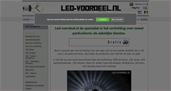 Desktop Screenshot of led-voordeel.nl