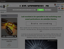 Tablet Screenshot of led-voordeel.nl